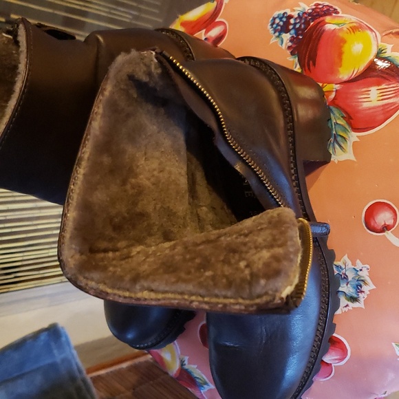 NWOT Ron White Brown Leather Ankle Boots Size 6 - Picture 11 of 16